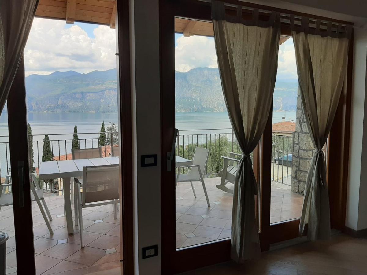 Bmp Apartment Deluxe 1 Jacuzzi Riscaldata Privata Vista Lago Di Garda Brenzone sul Garda Exterior foto