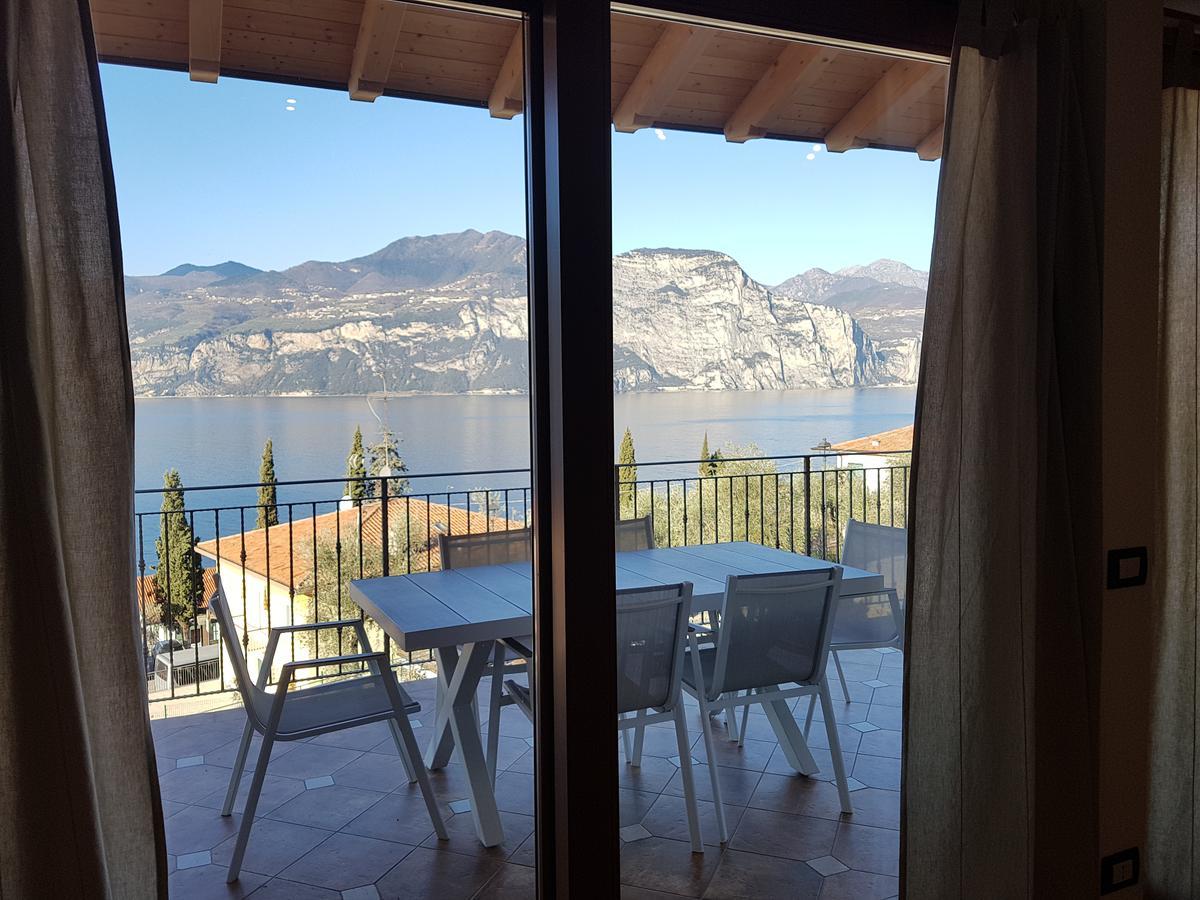 Bmp Apartment Deluxe 1 Jacuzzi Riscaldata Privata Vista Lago Di Garda Brenzone sul Garda Exterior foto